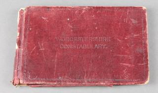 A Victorian Worcester Constabulary desk ledger 1886-1900