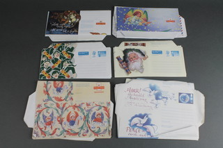 A collection of GB 1990's first class mint air mail Christmas letters and 8 others