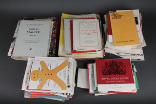 A collection of 1940's and 1950's Lawn Tennis programmes together with various Covent Garden and theatre programmes