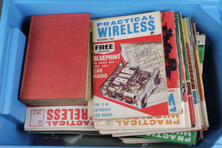 A 1961 RAC London to Brighton Veteran car run programme, a 1970 Pirelli SRHR catalogue, a Smiths instrument catalogue, various editions of Practical Wireless, A T Collins Simple Radio Circuits and HiFi and Audio 