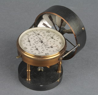 A Baird & Tatlock airmeter no.2039 with 2" dial and 5 further subsidiary dials 