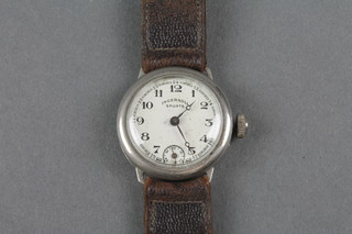 A gentleman's plated cased Ingersoll sports wristwatch with seconds at 6 o'clock 