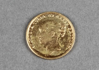 A mid Victorian Prince of Wales model half sovereign