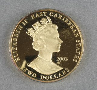 A silver gilt General Gordon commemorative coin 