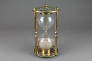 A 20th Century hour glass 9" 