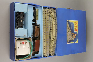 A Hornby Dublo electric goods train set EDG7 complete with locomotive and track