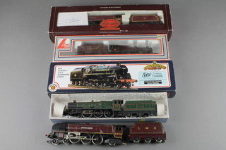 A Hornby Dublo Castle Class locomotive Bristol Castle (poor condition), a Beacham OO gauge standard locomotive (non runner), 2 Hornby R.2023 Duchess of Gloucester and Duchess of Abercorn and a steamer model locomotive chassis only