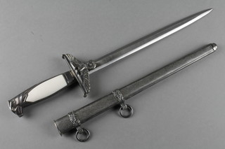 A German dagger, the blade marked F.W. Holler Berlin 