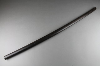 A Japanese hardwood training sword 40"