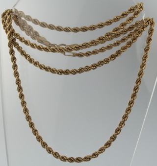 A 9ct gold necklace and bracelet 4 grams