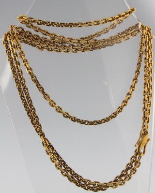 A Continental high carat necklace, 38 grams