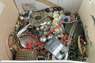 A large quantity of costume jewellery