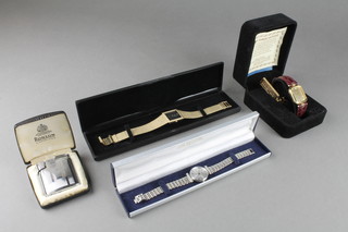 A gentleman's gold plated Accurist dress watch and minor watches 