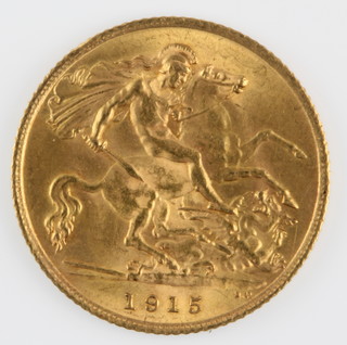 A 1915 half sovereign
