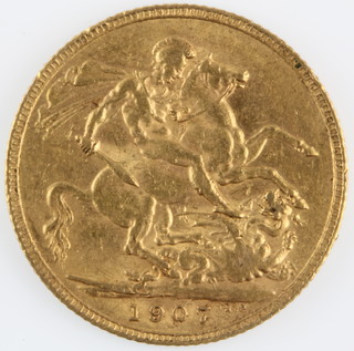 A 1907 sovereign
