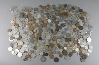 A quantity of European coins and notes