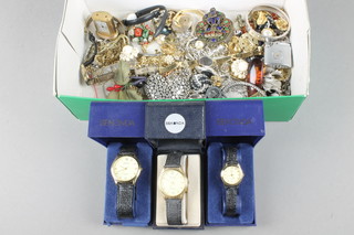 Minor costume jewellery and watches
