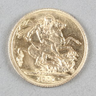 A 1911 sovereign