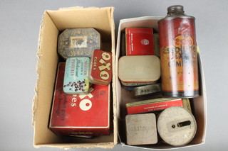 A collection of vintage tins 