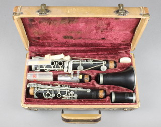 F E Old & Sons, an Ambassador clarinet, boxed 