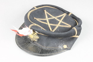 A Japanese World War Two Army Officer's parade cap (leather strap missing) 