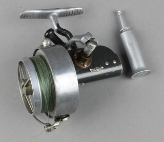 A Hardy "The Altex" No.3 Mark 5 fishing reel together with a Hardy oil bottle 3 1/2" (dent to side) 
