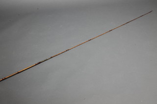 Foster Bros. of Ashbourne, a 3 section metal bound fishing rod 