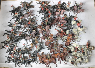 Approximately 67 lead toy soldiers of Cavalryman 