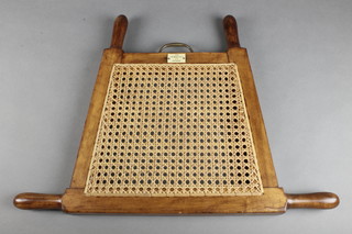 The Home Novelties Co. Ltd beech and woven cane chair seat lifter 
