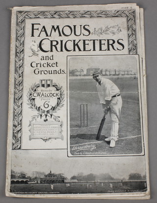 Volumes part 5 and 6 "Famous Cricketers and Cricket Grounds", edited by C W Alcock
