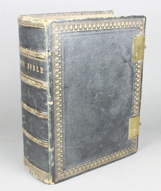 A leather bound family bible