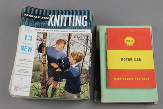 A collection of 1950's and 60's editions of Modern Knitting Magazine, 1 edition Car Car, etc 