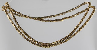 A 9ct gold necklace, 12 grams