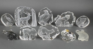 10 modern studio glass animal sculptures
