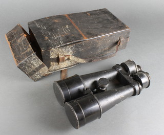 A pair of Zeiss maritime binoculars complete with mounting 
