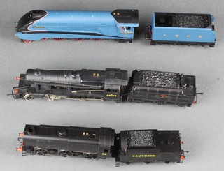 A Hornby locomotive Mallard, ditto and tender C8 and a C&R Warren locomotive and tender 