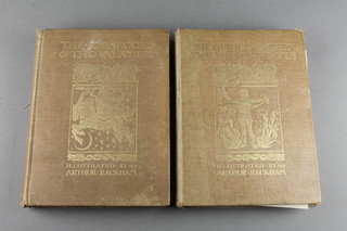 Richard Wagner "Rheingold and The Valkyrie 1910" together with 1 volume Richard Wagner "Siegfried And The Twilight of Gods" illustrated by Arthur Rackham  