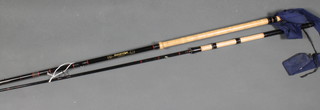 Sunbridge, a 12' carbon fibre match float fishing rod, a Sunbridge 9'6" twin section carbon fibre rod 