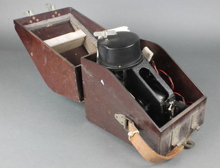 An Air Ministry bubble sextant marked X1A, cased 