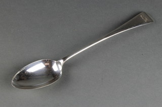 An Old English silver basting spoon, Sheffield 1912, 156 grams 