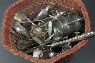 A quantity of silver plated cutlery 