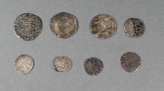 Early coins including Edward III, Richard II, Henry V, Henry VI, Edward IV, Henry VII, Philip and Mary, Elizabeth I 
