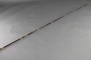 A Hardys 14' 3 section carbon fibre salmon fly rod complete with fabric slip 