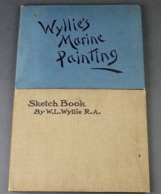 W L Wyllie, one volume "Sketch Book" worth foreword by Edwin Bale together with one volume "Maritime Paintings in Watercolour" 