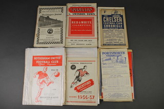 50 various football programmes, 1940's and 50's 