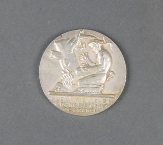 A French electric and gas company 25 year service medallion