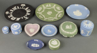 A small collection of modern Wedgwood Jasperware