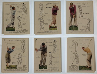 Cigarette cards, John Player & Sons  of Nottingham, Golf 1939,  Channel Islands issue, a set of 25L