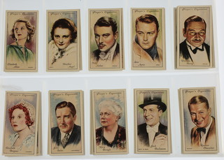 Cigarette cards, John Players Nottingham, Film Stars, second series, a set of 50