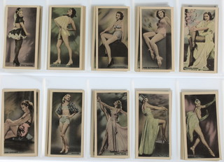 Cigarette cards, Godfrey Philips, Beauties of Today 1938 (Pin Up Girls) a set of 50, together with Geoffrey Philips Beauties of Today 1939 (Pin Ups) a set of 54